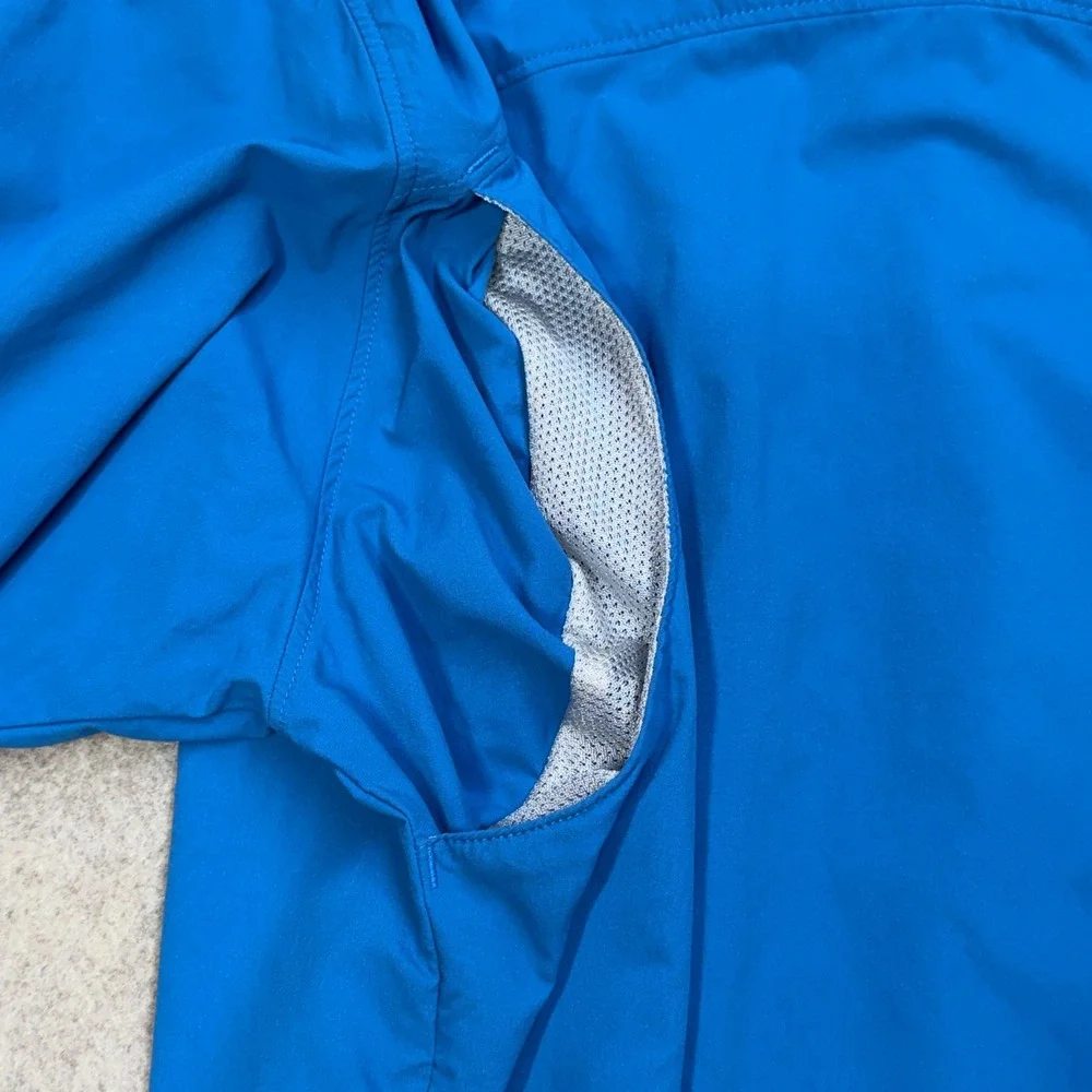 The North Face Button Up Shirt Mens M Blue Hiking Gorpcore Technical Outdoor